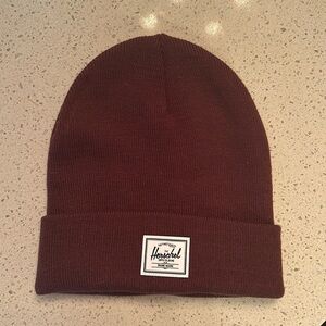 Herschel beanie/toque - burgundy never worn
